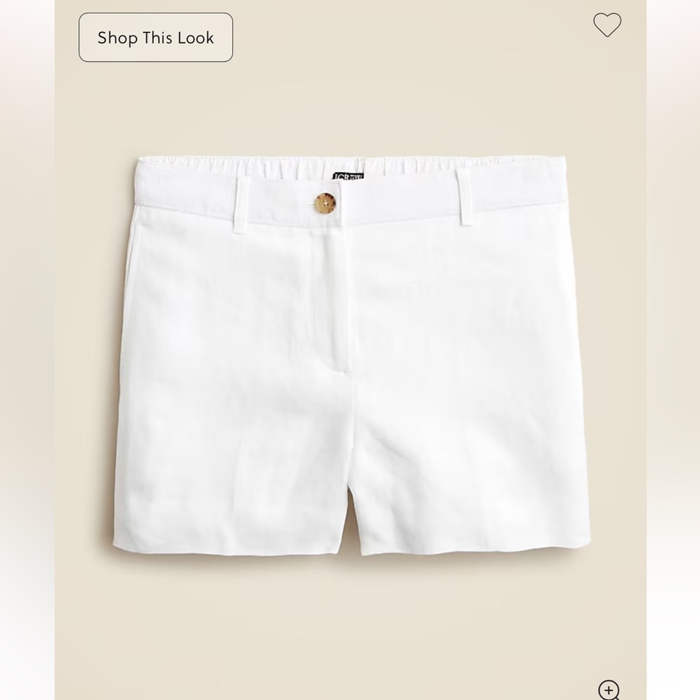 J. Crew 3" Harbor short in linen - Picture 3 of 4
